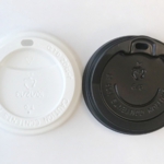 白/黒 フルカラー紙コップ用専用蓋(ふた)